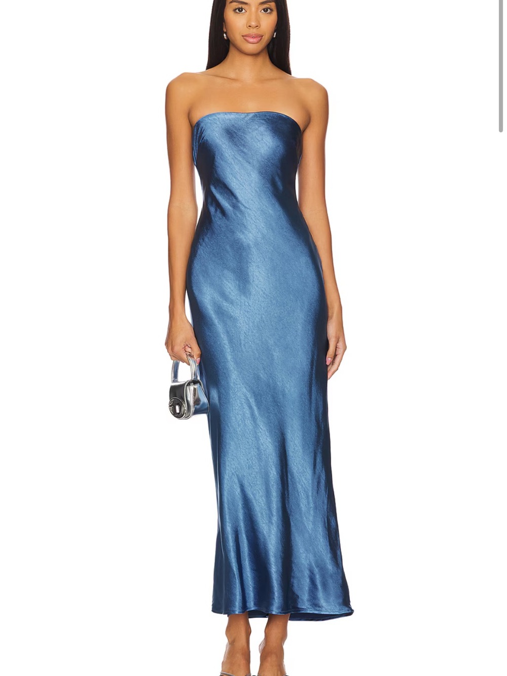 🔥NWT💙 REVOLVE More To Come Emma Strapless Maxi Dress